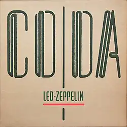 The title of the album and the artist written in a stylised font