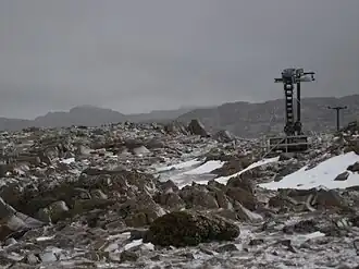 Legges Tor from the summit looking towards the Ben Lomond Ski Resort