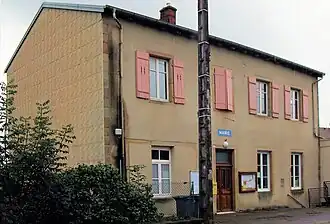 The town hall in Les Vallois