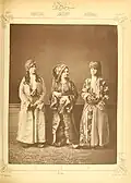 1. Muslim woman from Sivas 2. Armenian woman from Sivas 3. Kurdish woman from around Sivas