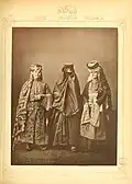 1. Muslim lady from Diyarbakır. 2. Christian lady from Diyarbakır 3. Kurdish woman from Palu