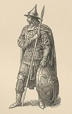 Imaginary depiction of Lestek by Walery Eljasz-Radzikowski