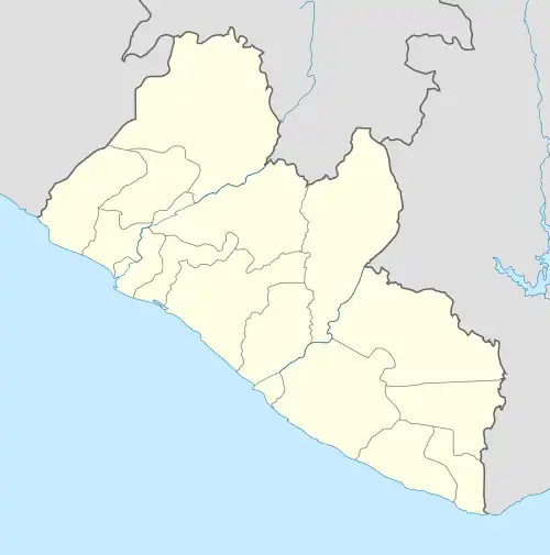 2022–23 Liberian First Division is located in Liberia
