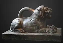 Lion weight; 6th-4th century BC; bronze; height: 29.5&nbsp;cm, Louvre