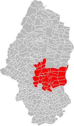Location within the Haut-Rhin department