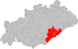 Location within the Hérault department