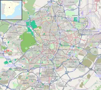 Beth Yaacov Synagogue (Madrid) is located in Madrid