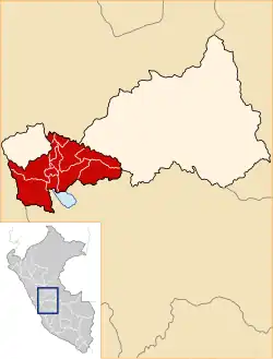 Location of Pasco in the Pasco Region