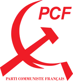 Logo of the French Communist Party (1980‒1996)