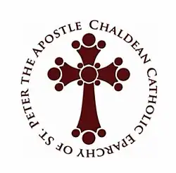 Coat of arms of the Eparchy of Chaldean Catholic Eparchy of Saint Peter The Apostle