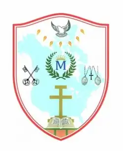 Coat of arms of the Eparchy of Saint Mary, Queen of Peace