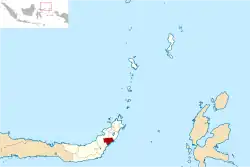 Location in North Sulawesi