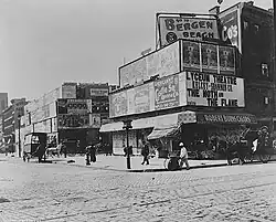 The site in 1898, from the southeast