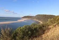 Looking NNE to Double Island Point