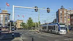 Tram at Paul Krugerlaan
