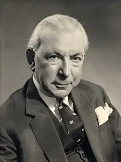 Henry Cohen, 1st Baron Cohen of Birkenhead, president of the Liverpool Medical Institution for the year 1954