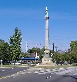 View of the monument from the south (Louisville)