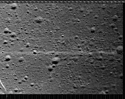 Part of Mare Insularum, southwest of Kunowsky crater, on November 24, 1966 (1°52′N 33°47′W﻿ / ﻿1.87°N 33.79°W﻿ / 1.87; -33.79)