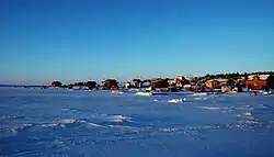 Łutselkʼe on Great Slave Lake