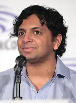 M. Night Shyamalan at the 2016 WonderCon in Los Angeles, California.