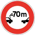 320 Minimum distance between vehicles