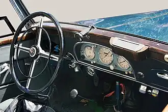 170 V Cabriolet A from 1938 (dashboard)