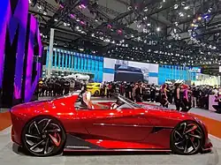 MG Cyberster prototype at the 2021 Auto Shanghai