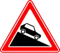 Steep hill downwards