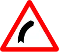 1a)&nbsp;— Curve to the right
