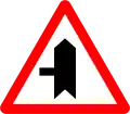 2d)&nbsp;— Junction with a road that does not have priority