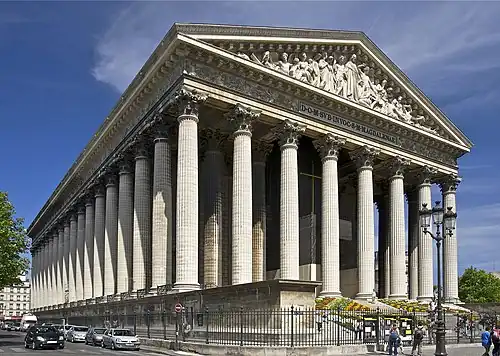 Intended by Napoleon to be the Museum of Military Glory, the structure became the church of La Madeleine (1763–1842)