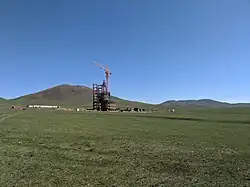 Construction of Maidar City in June 2019