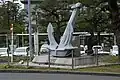 Hiei's anchor on display on 6 May 2019