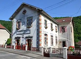 The town hall in Laissey