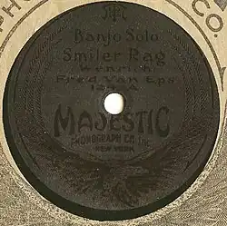 7 inch record label