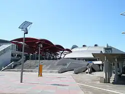 Exterior of a convention center