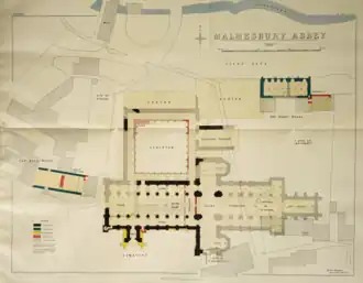Ground plan of the abbey