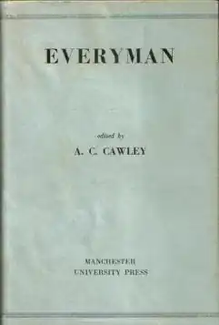 First edition cover of Everyman, which Cawley edited