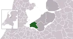 Location of Almere