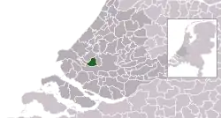 Location of Vlaardingen