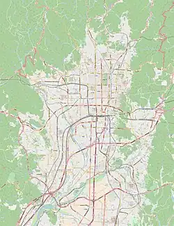 Rozan-ji is located in Kyoto city