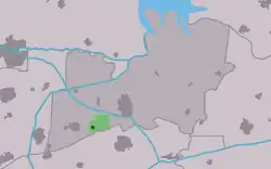 Location in the former Kollumerland municipality