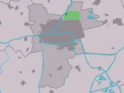 Location in Leeuwarden municipality