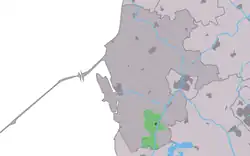 Location in the former Wûnseradiel municipality