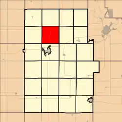 Location in Dickinson County