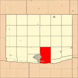 Location in Buffalo County