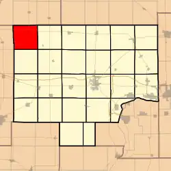 Location in Bureau County