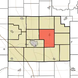 Location of Michigan Township in Clinton County