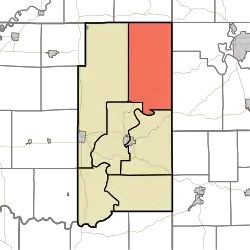 Location in Martin County