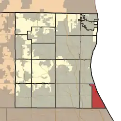 Location in Lake County